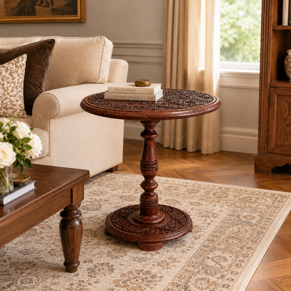 Carving Plate Round Table