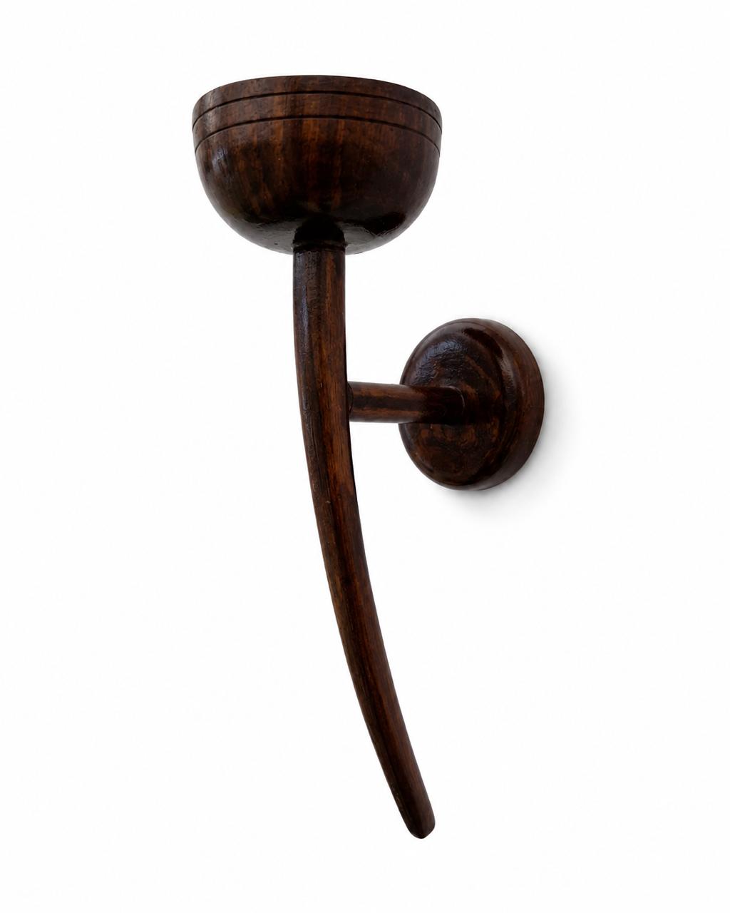 Elephant wall candle stand