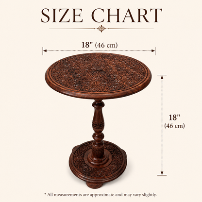 Carving Plate Round Table